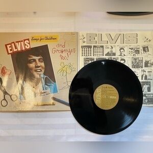 ELVIS PRESLEY Songs For Children and Grownups Too 12” vinyl lp album. 1978. RCA.